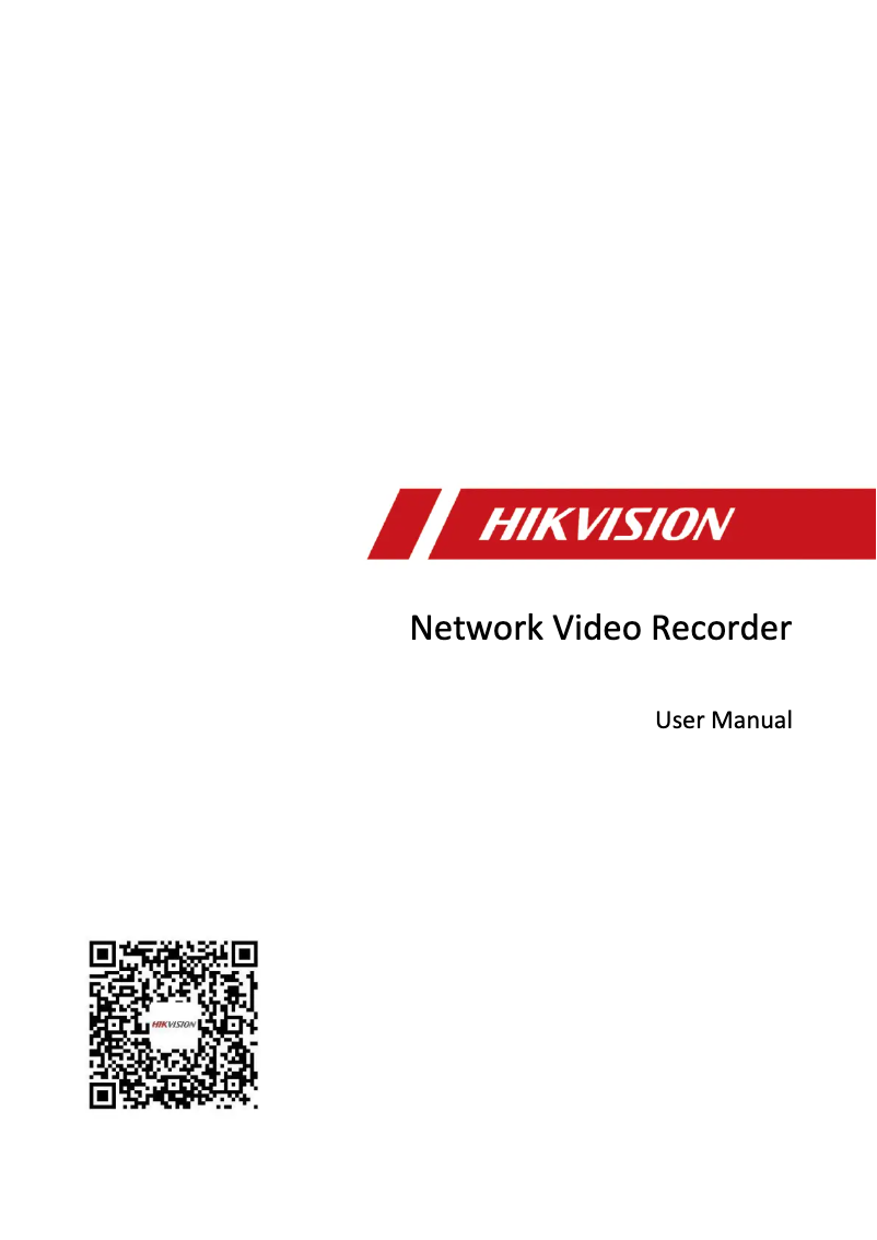 Page n°1 - Manuel utilisateur Hikvision DS-7716NI-M4
