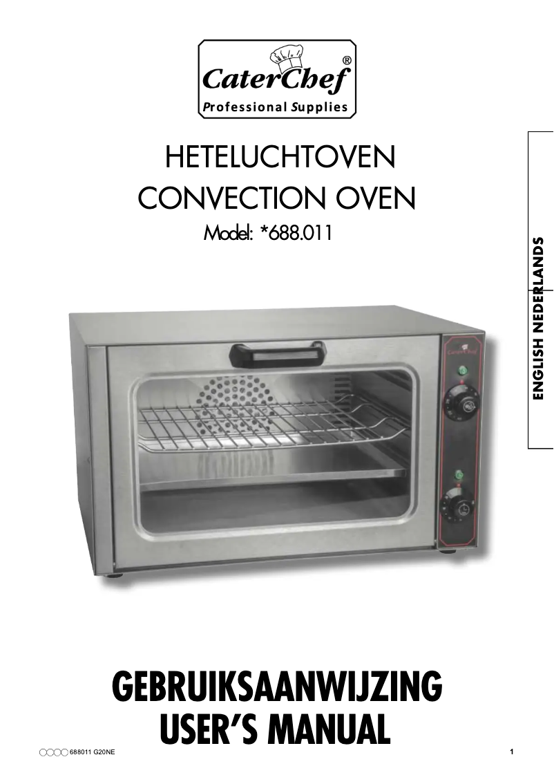 Image de la première page du manuel de l'appareil 688011