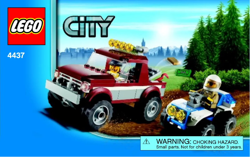 Page 1 de la notice Manuel utilisateur Lego Police Pursuit