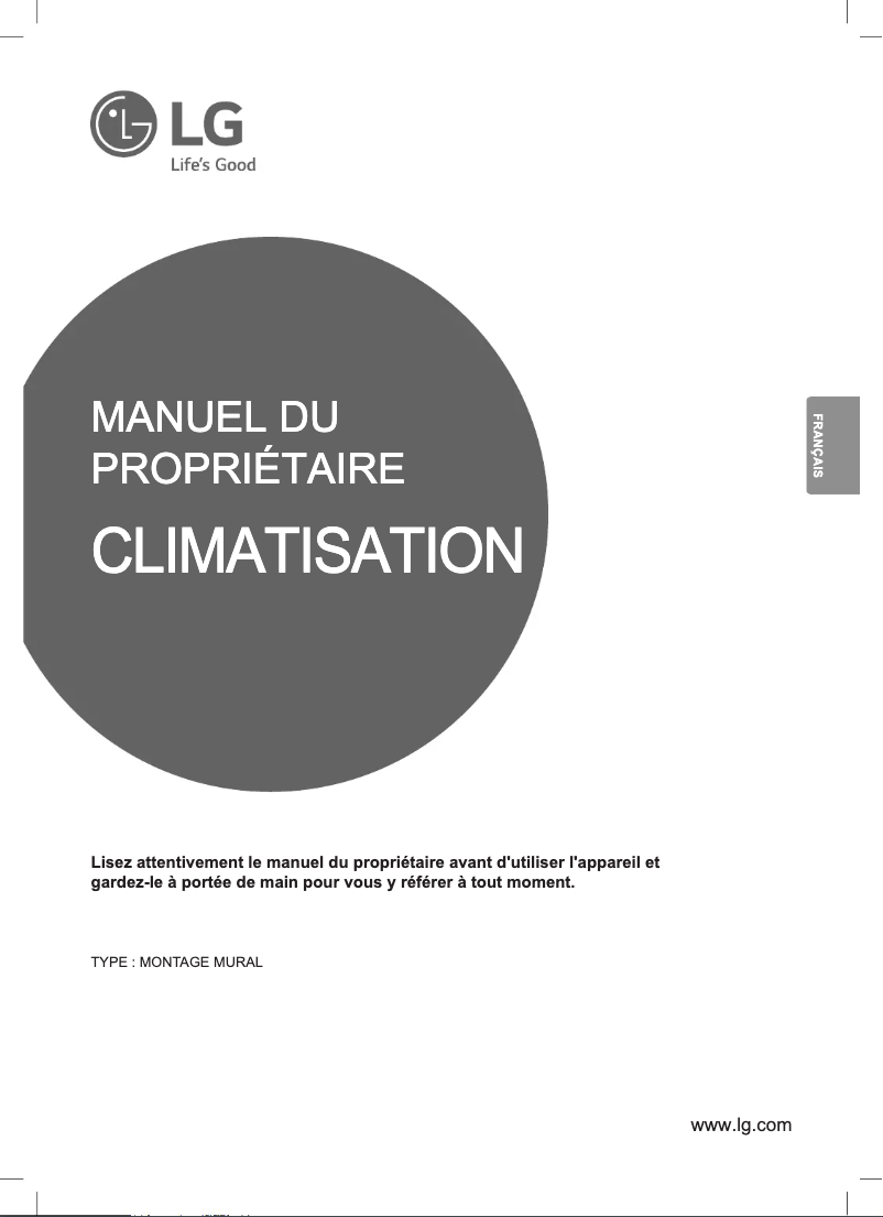 Page n°1 - Manuel utilisateur LG P12EN.UA3