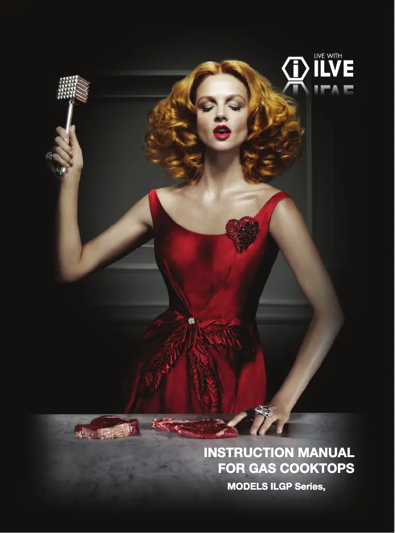 Page 1 de la notice Manuel utilisateur Ilve ILGP92X