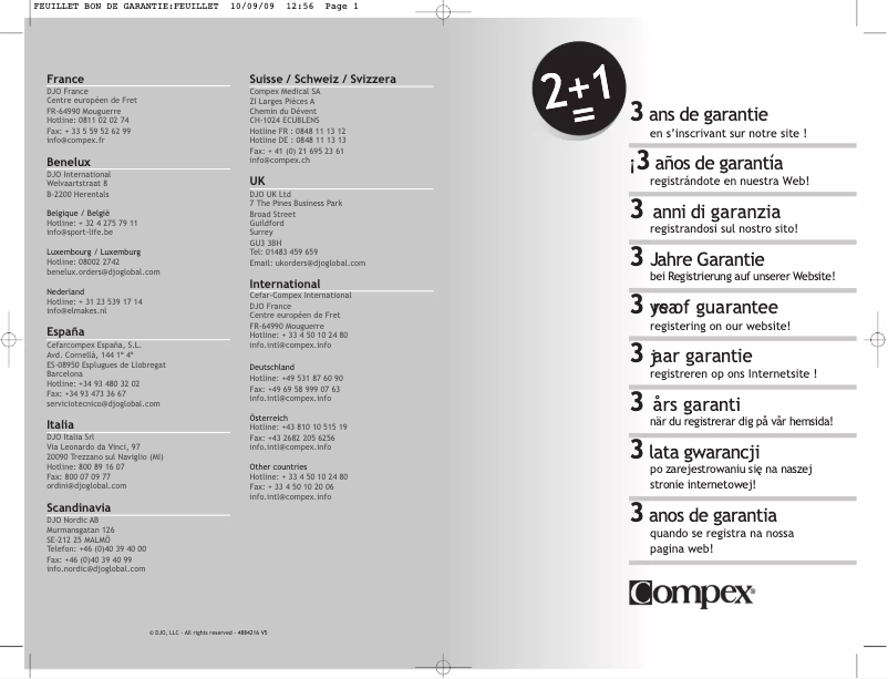 Image de la première page du manuel de l'appareil Fit 1.0