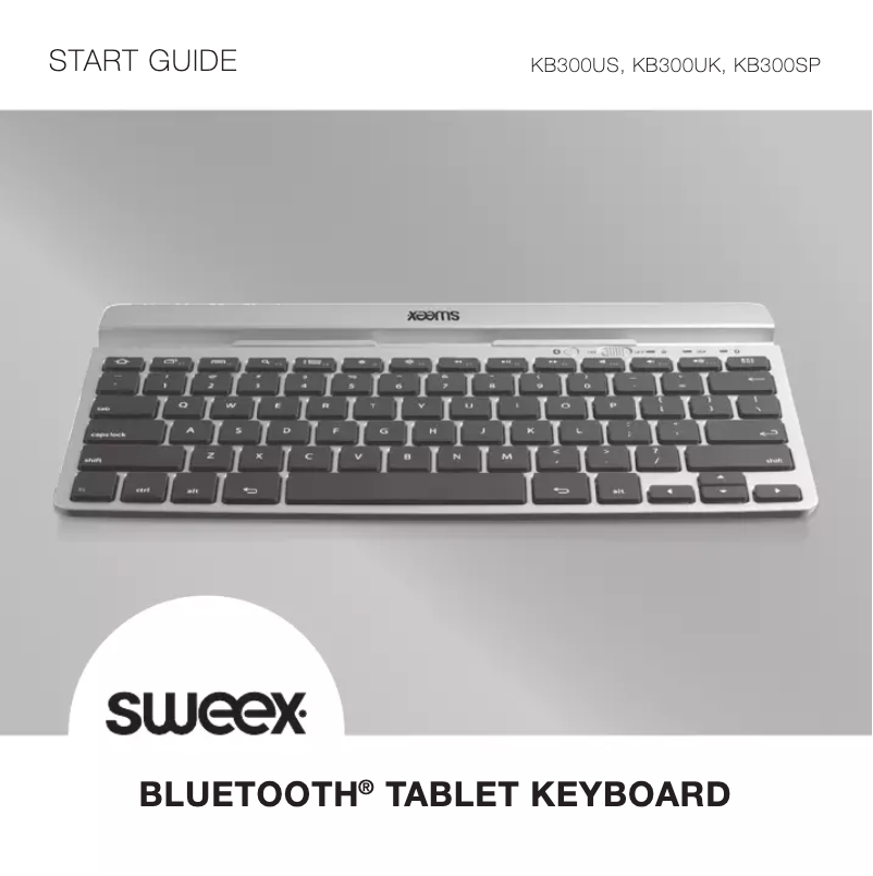 Page 1 de la notice Manuel utilisateur Sweex KB300US