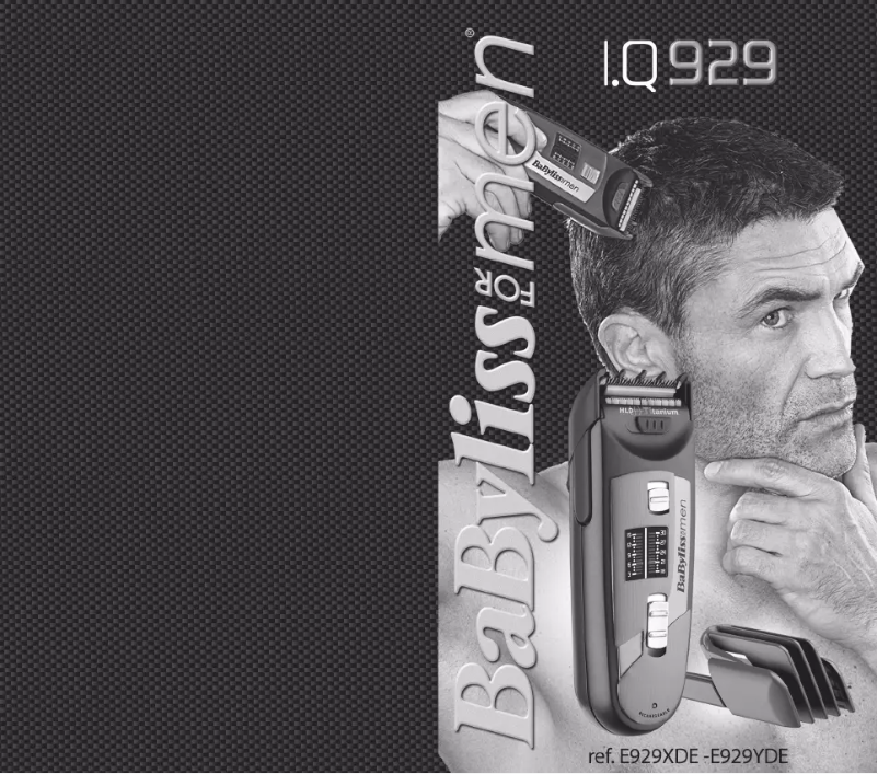 Page 1 de la notice Manuel utilisateur BaByliss E929YDE