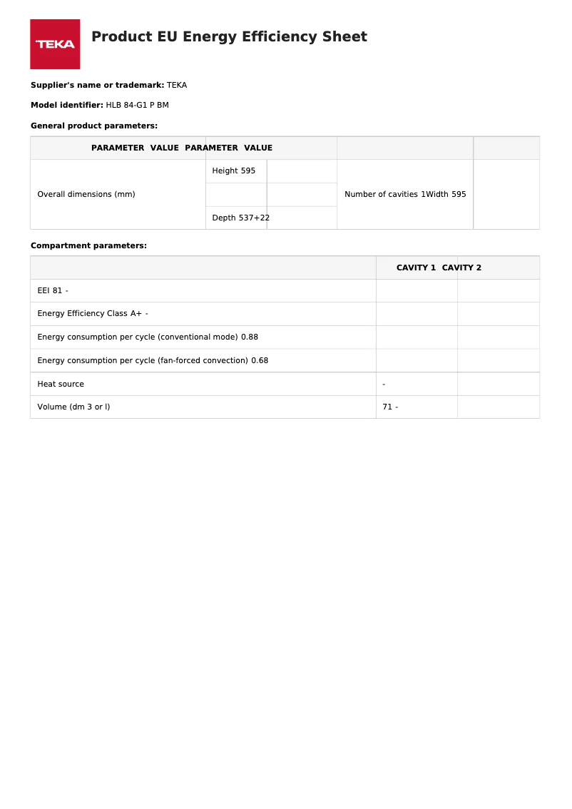 Image de la première page du manuel de l'appareil HLB 84-G1 P BM