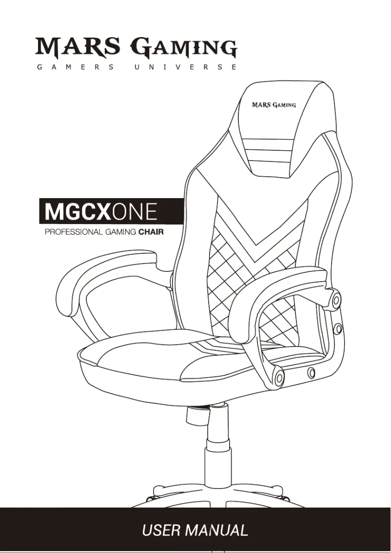 Image de la première page du manuel de l'appareil MGCX ONE