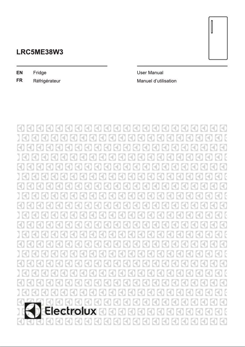 Page 1 de la notice Manuel utilisateur Electrolux LRC5ME38W3