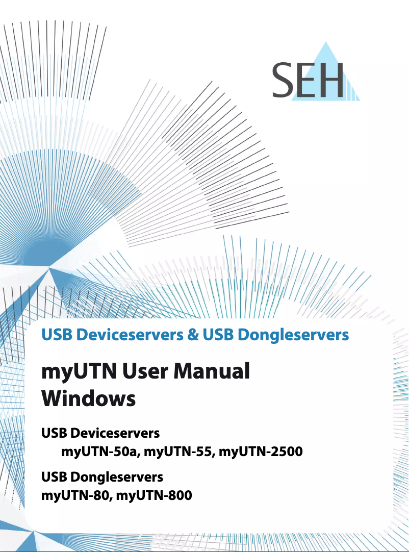 Image de la première page du manuel de l'appareil myUTN-80 USB Dongle Server