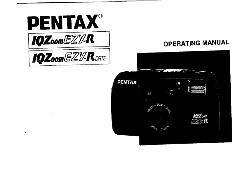 Image de la première page du manuel de l'appareil IQZoom EZY-R