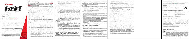 Page 1 de la notice Manuel utilisateur Graupner Hawk 12