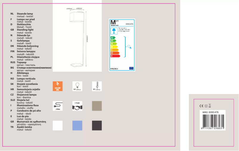 Image de la première page du manuel de l'appareil Cube