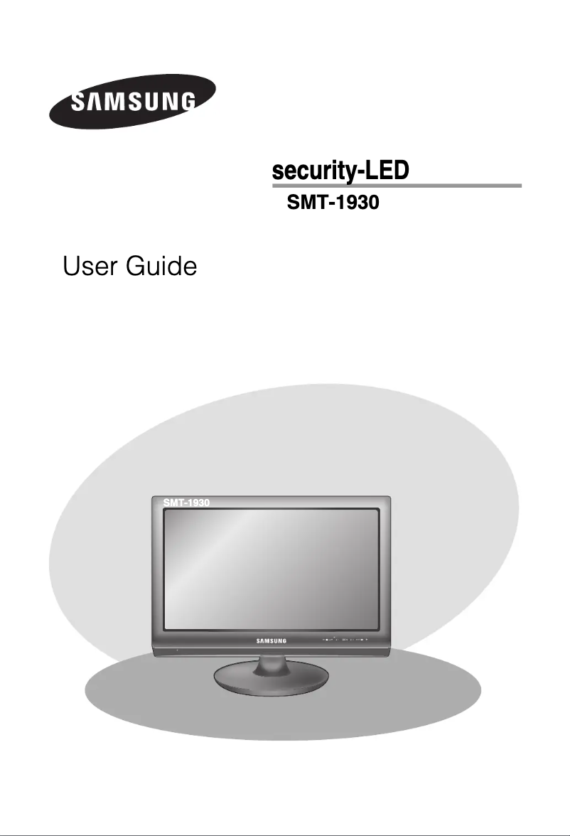 Page n°1 - Manuel utilisateur Samsung SMT-1930