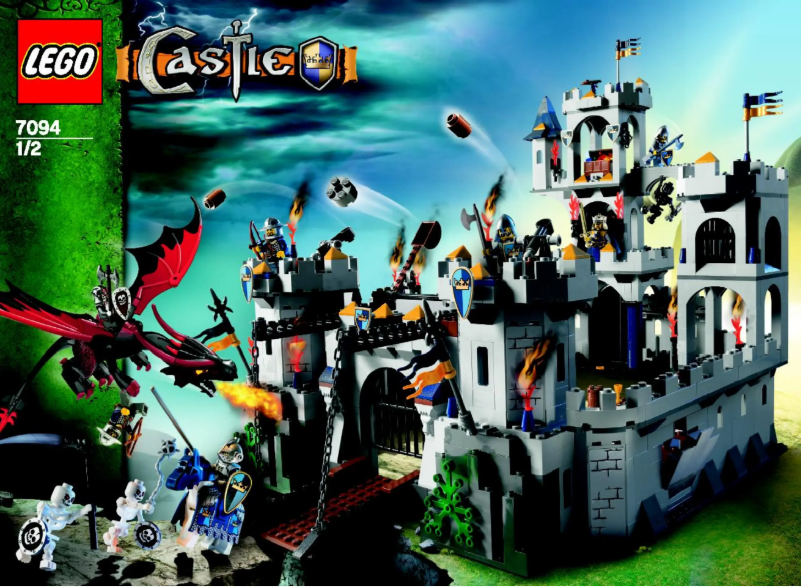 Page 1 de la notice Manuel utilisateur Lego King's Castle Siege