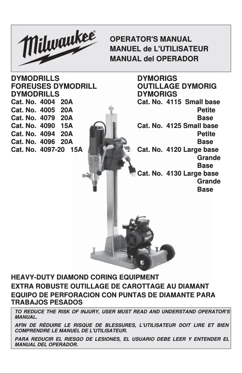 Image de la première page du manuel de l'appareil 4097-20