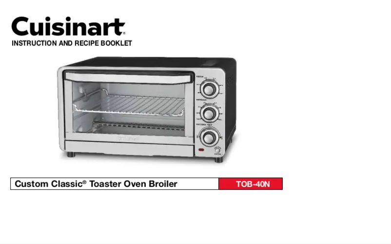 Image de la première page du manuel de l'appareil TOB-40N