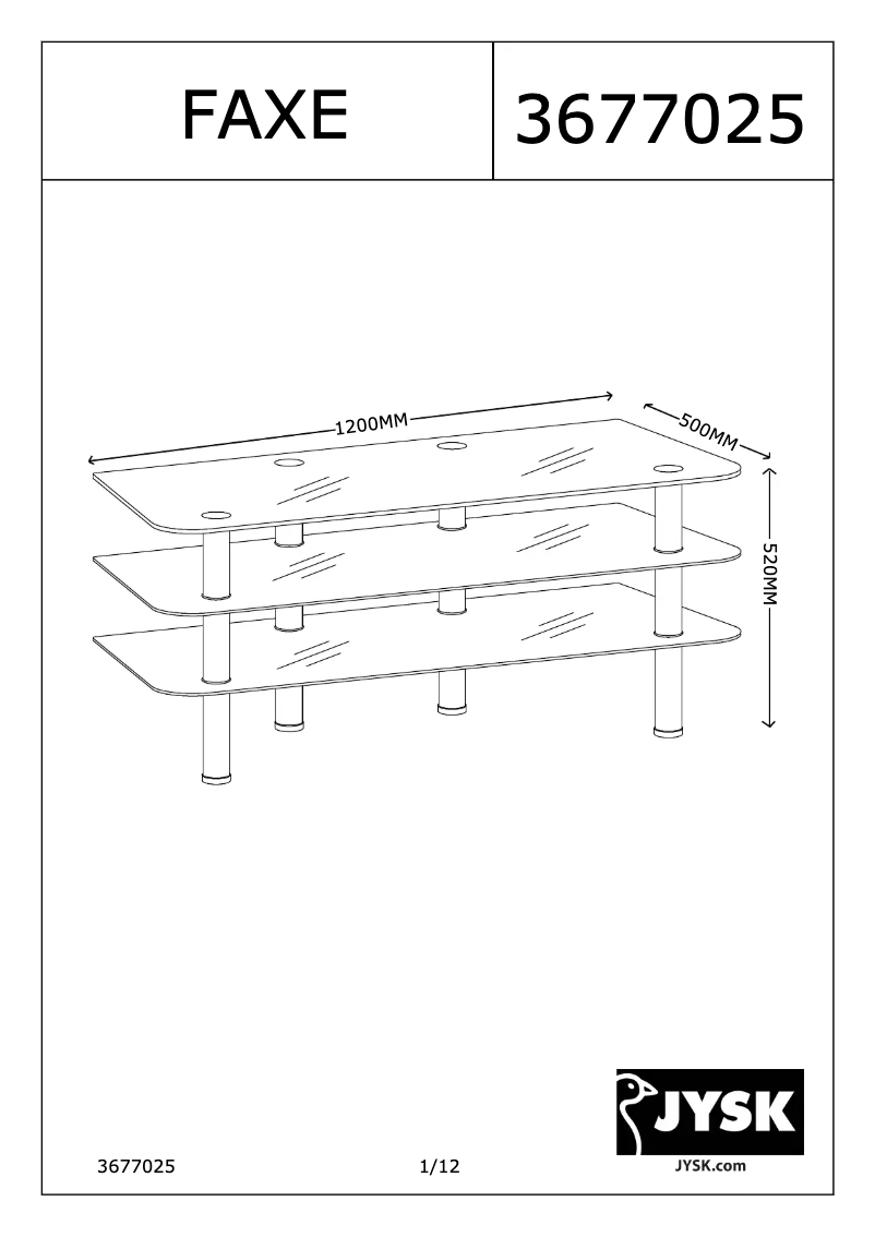 Image de la première page du manuel de l'appareil Faxe