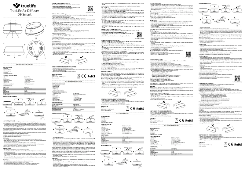 Image de la première page du manuel de l'appareil AIR Diffuser D9 Smart