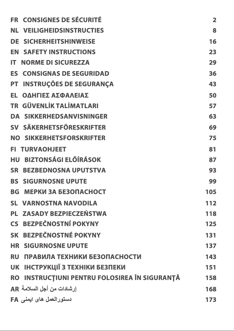Page 1 de la notice Instructions / montage Tefal Actifry Advance FZ7278