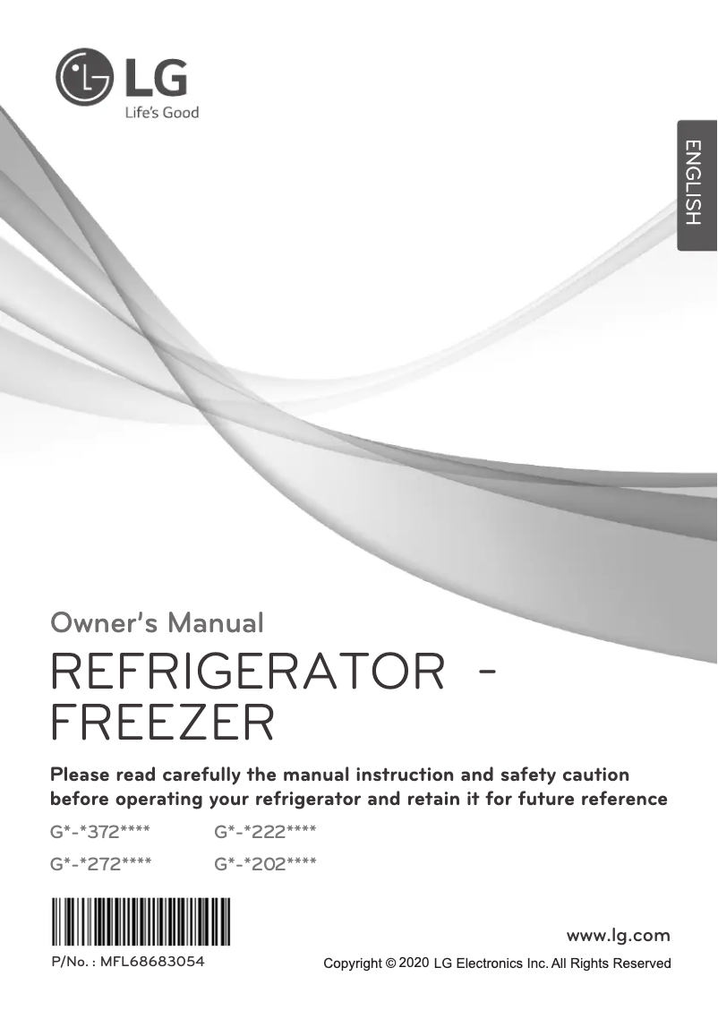 Image de la première page du manuel de l'appareil GN-F272SBCN