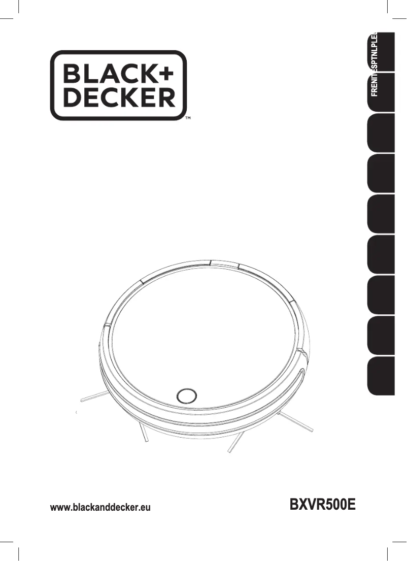 Page n°1 - Manuel utilisateur Black & Decker BXRV500E