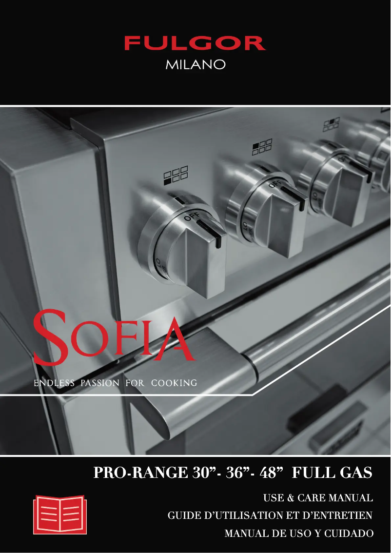 Page n°1 - Manuel utilisateur Fulgor Milano F6PGR486GS2