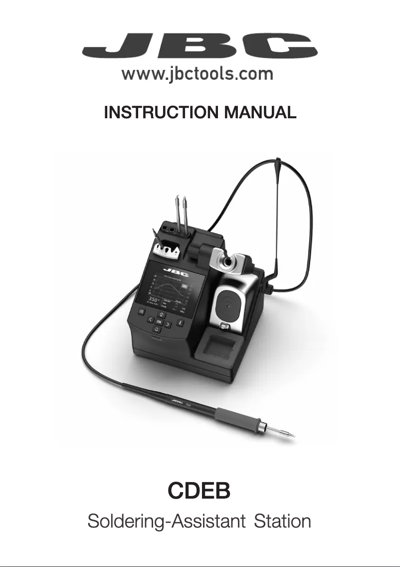 Image de la première page du manuel de l'appareil CDE-2BQA