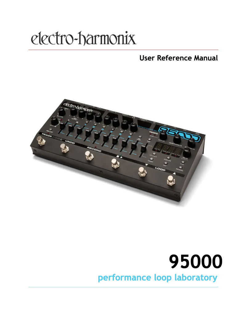 Image de la première page du manuel de l'appareil 95000