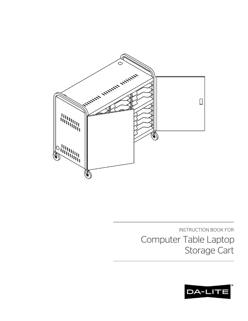 Page 1 de la notice Manuel utilisateur Da-Lite CT-LS30
