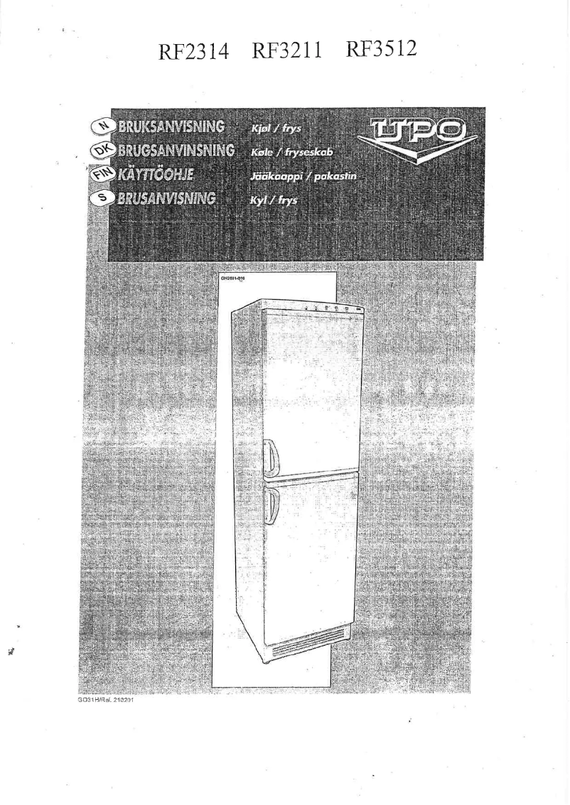 Page n°1 - Manuel utilisateur UPO RF2314