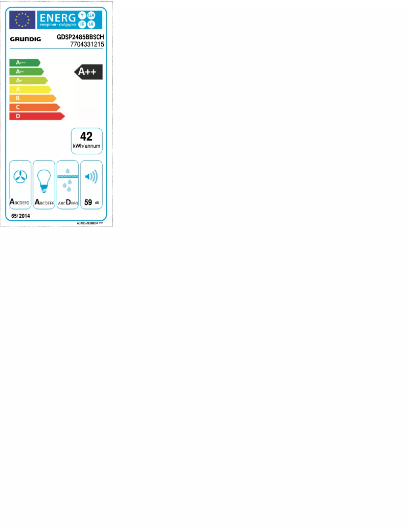 Page n°1 - Manuel utilisateur Grundig GDSP2485BBSCH