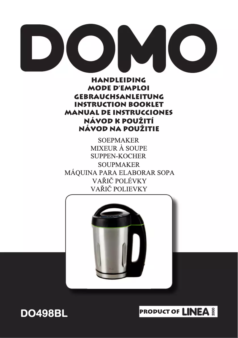 Page 1 de la notice Manuel utilisateur Domo DO498BL