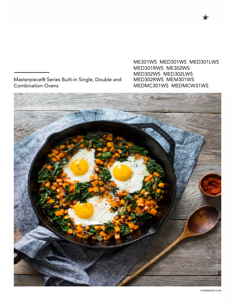 Page 1 of the manual User Manual Thermador POD301RW