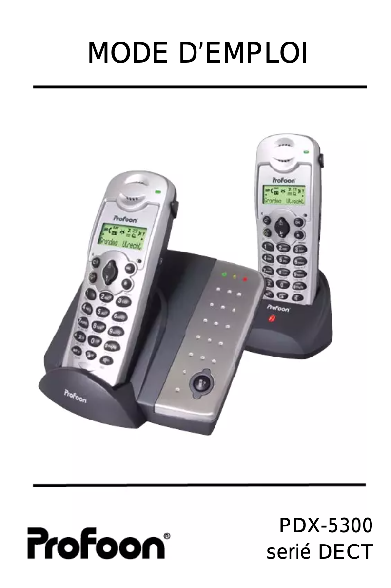 Página 1 del manual Manual de usuario Profoon PDX-5315