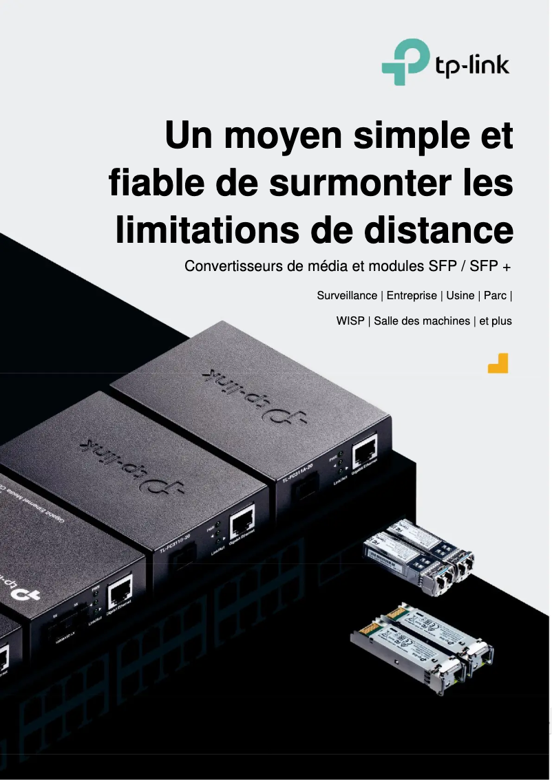 Page 1 de la notice Guide d'installation TP-Link TL-FC311B