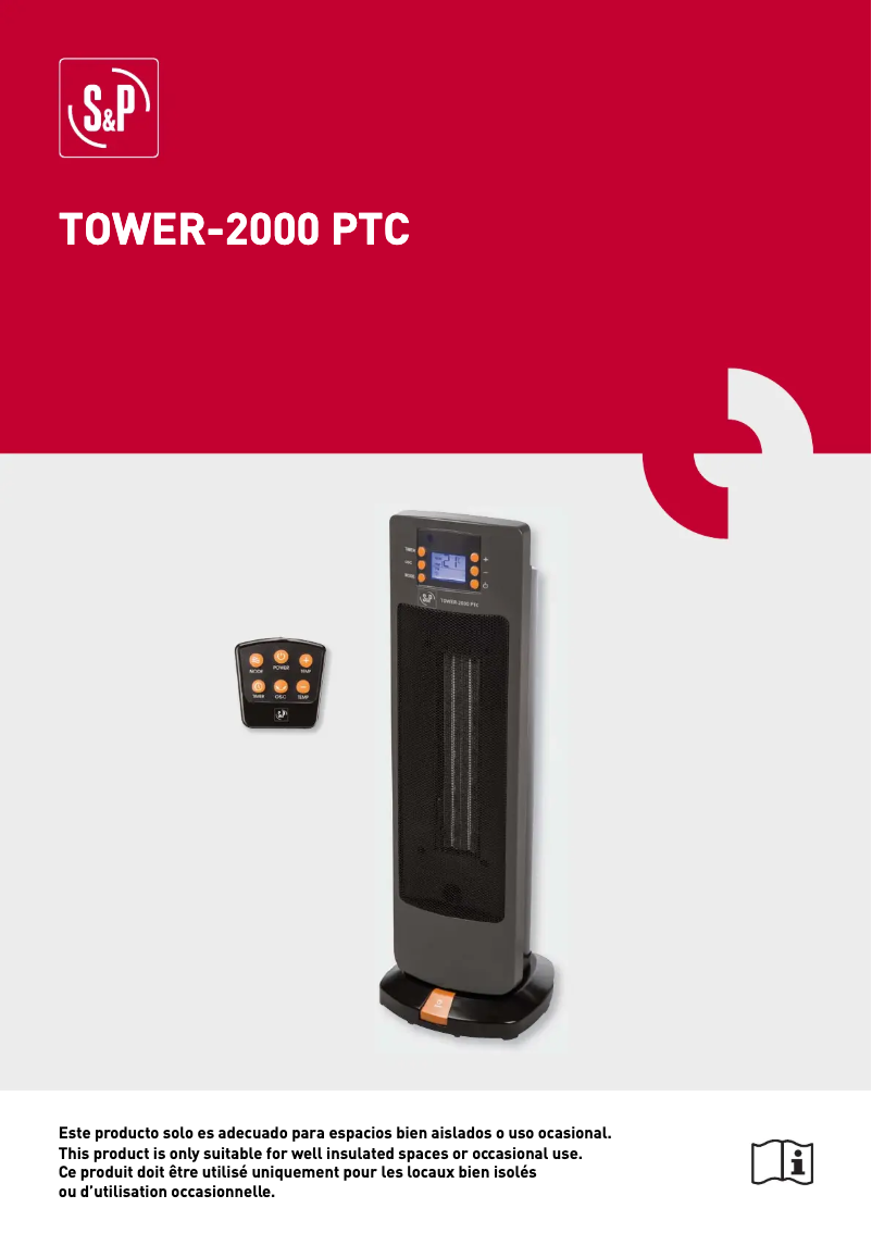 Page n°1 - Manuel utilisateur Soler & Palau TOWER-2000 PTC