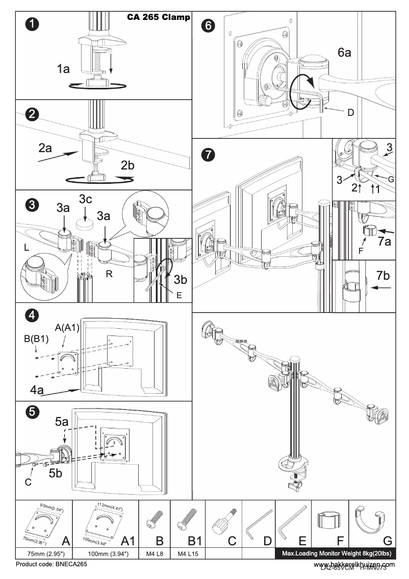 Image de la première page du manuel de l'appareil CA 265