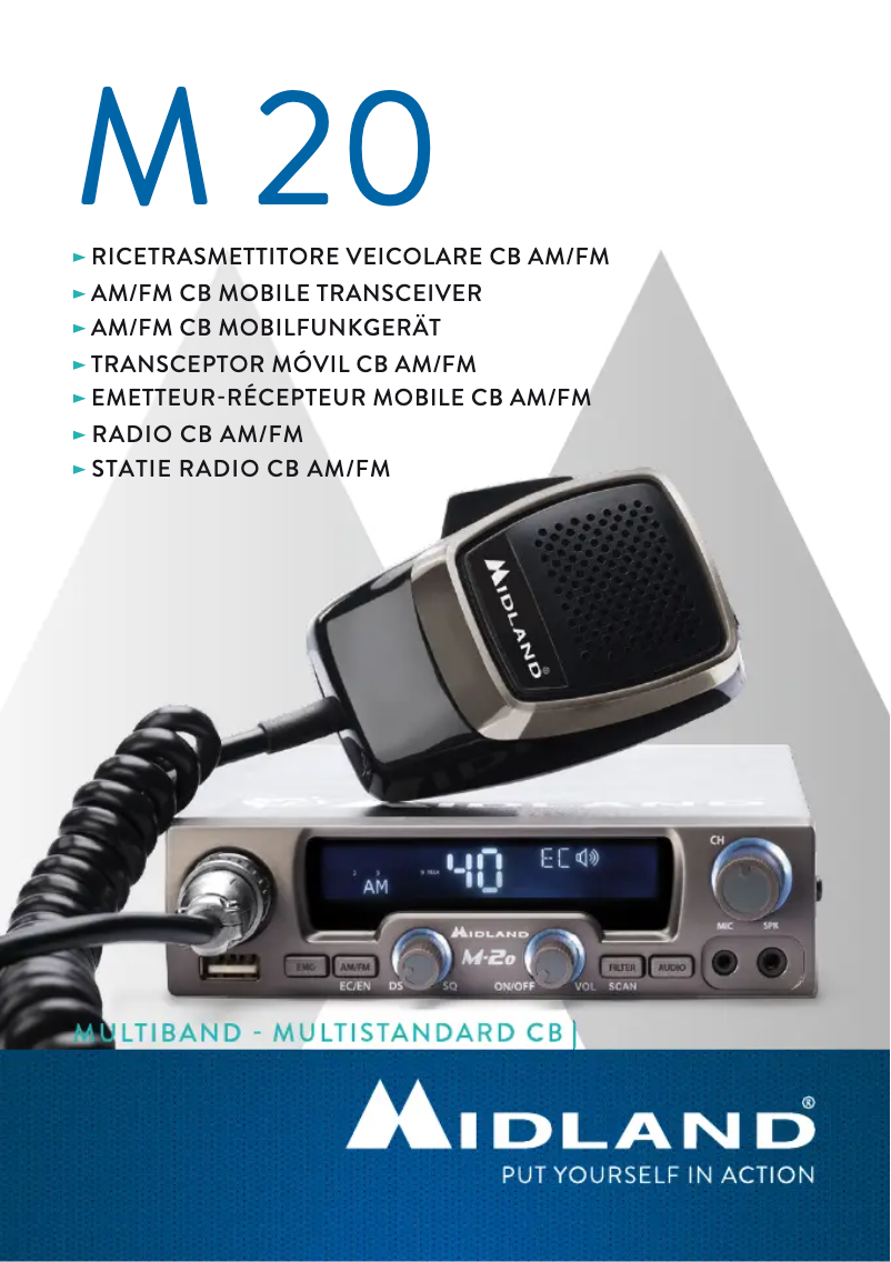Page 1 de la notice Manuel utilisateur Midland M 20