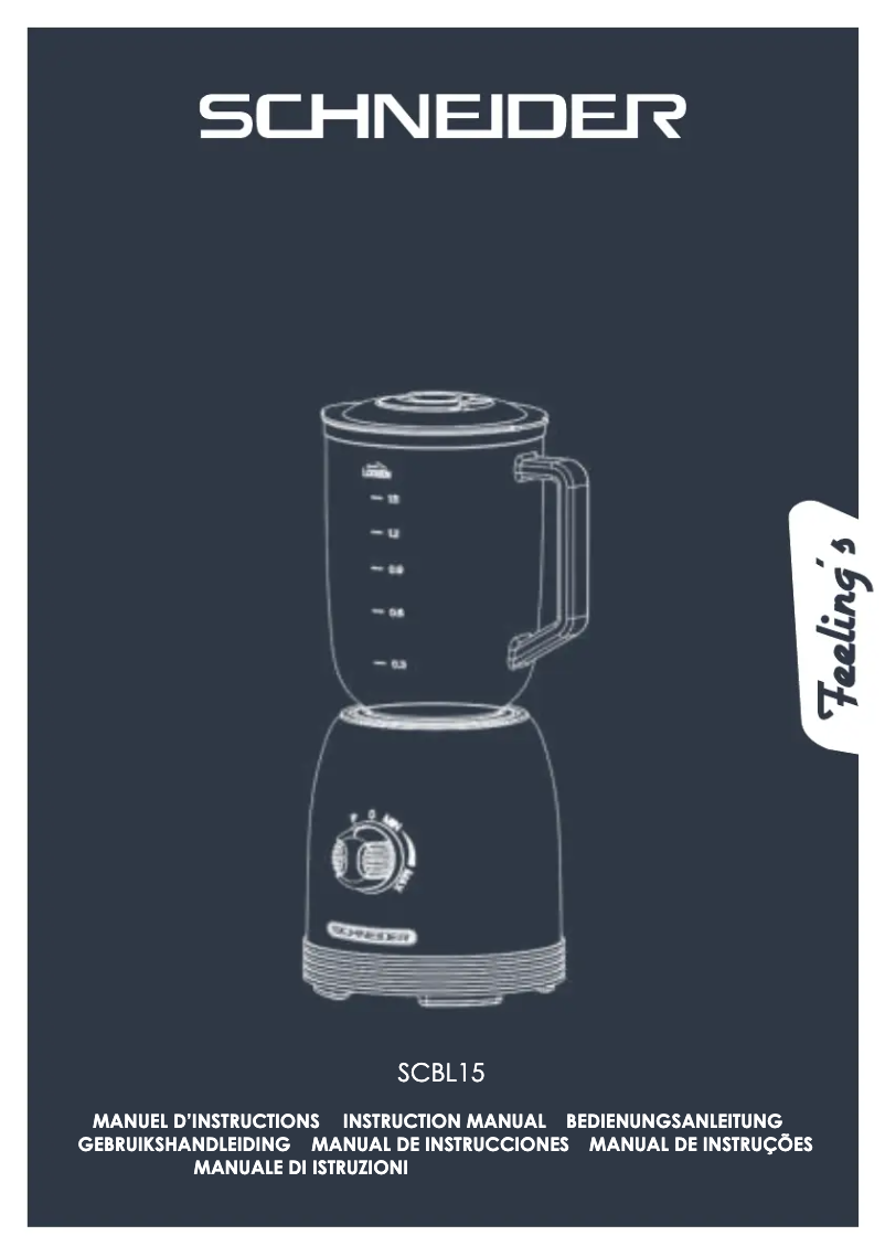 Page 1 de la notice Manuel utilisateur Schneider SCBL15