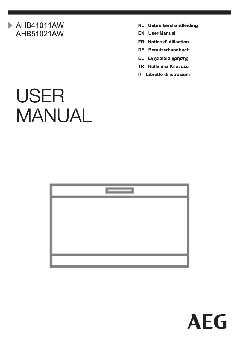 Page 1 de la notice Manuel utilisateur AEG AHB41011AW