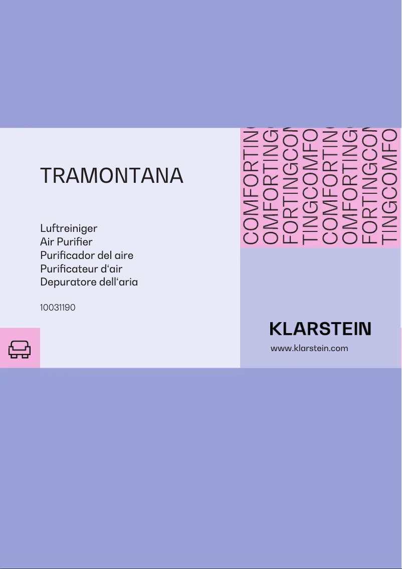 Page n°1 - Manuel utilisateur Klarstein Tramontana