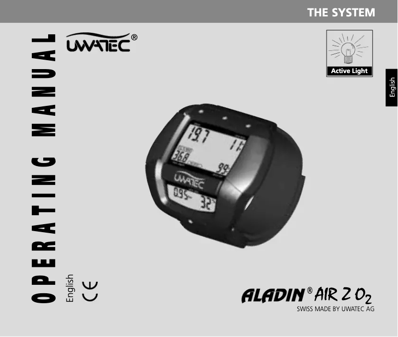 Página 1 del manual Manual de usuario Uwatec Aladin Air Z O2