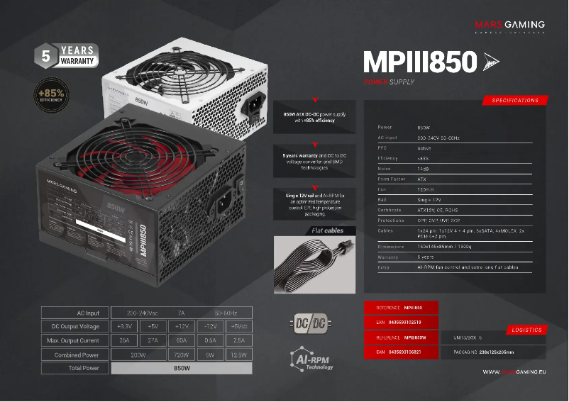 Image de la première page du manuel de l'appareil MPIII850