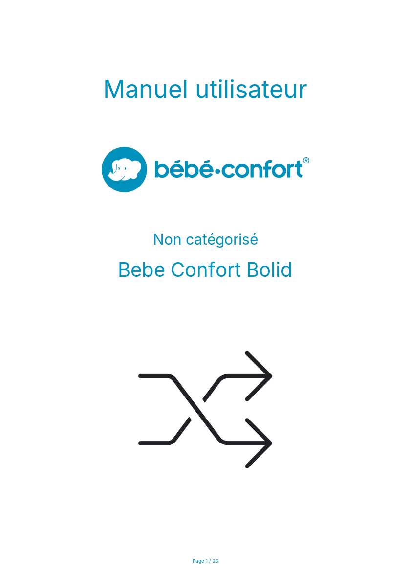 Image de la première page du manuel de l'appareil Bolid