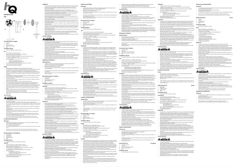 Page n°1 - Manuel utilisateur HQ KN-MSF16