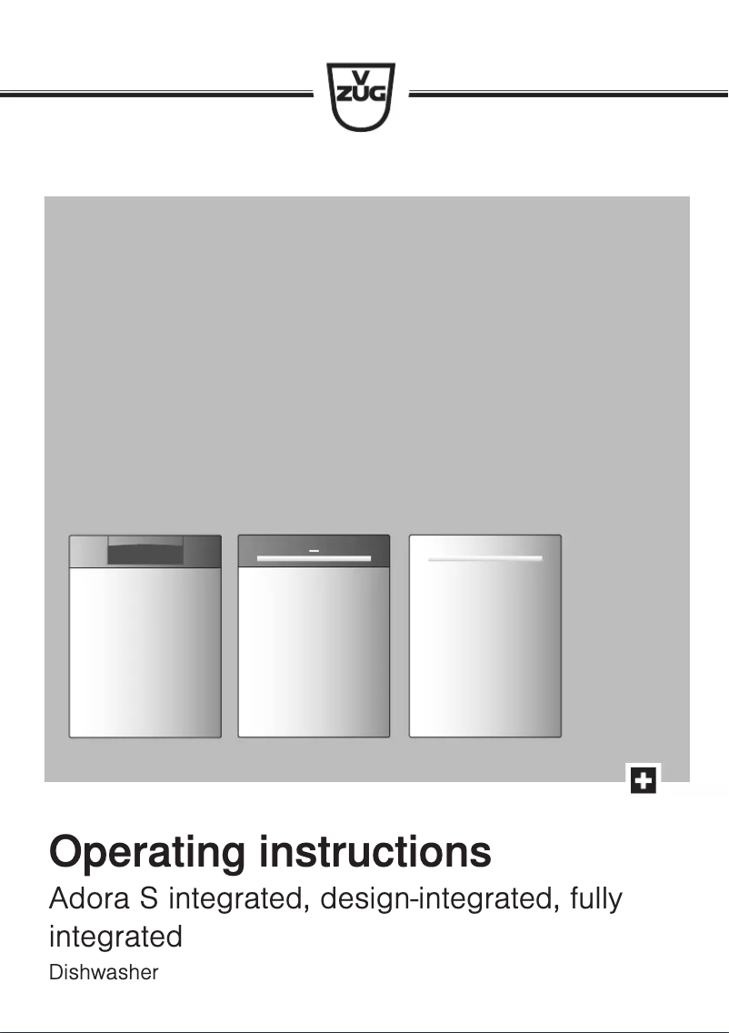 Page 1 de la notice Manuel utilisateur V-Zug GS55SGiW