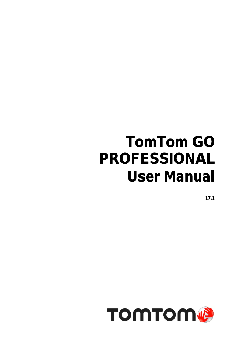 Page n°1 - Manuel utilisateur TomTom Trucker 620