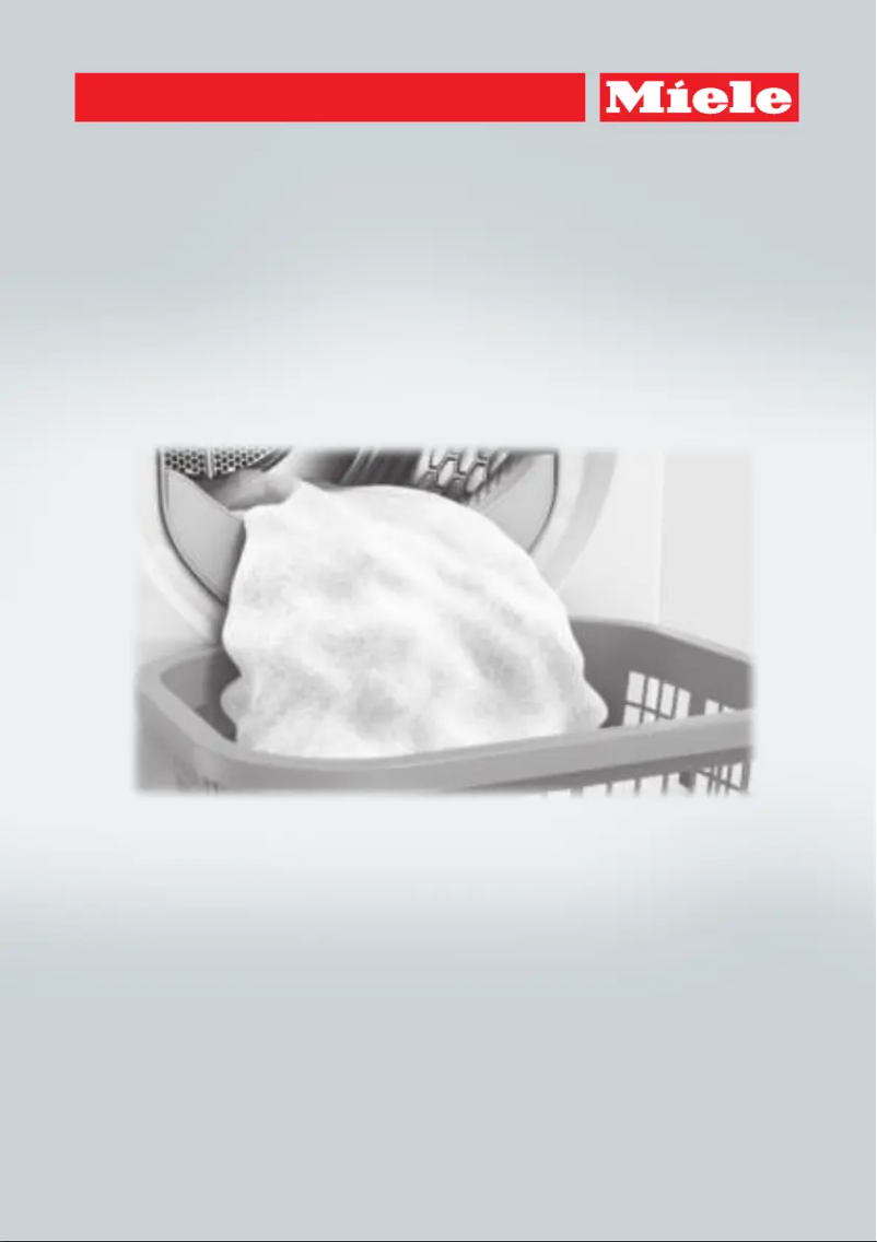 Page n°1 - Manuel utilisateur Miele TDB220WP