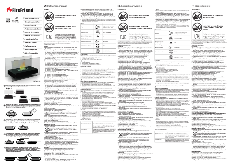 Page n°1 - Manuel utilisateur FireFriend DF-6513