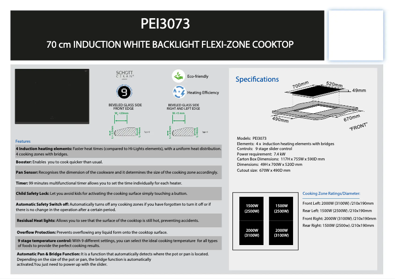 Image de la première page du manuel de l'appareil PEI 3073