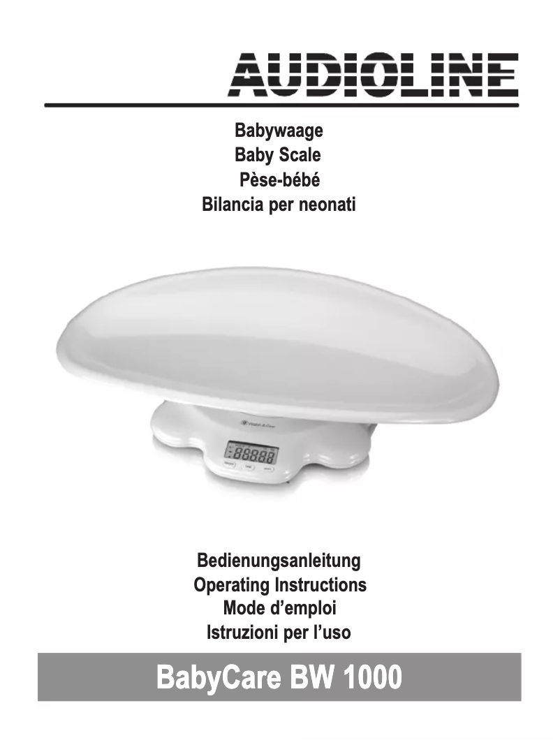 Página 1 del manual Manual de usuario Audioline BW 1000